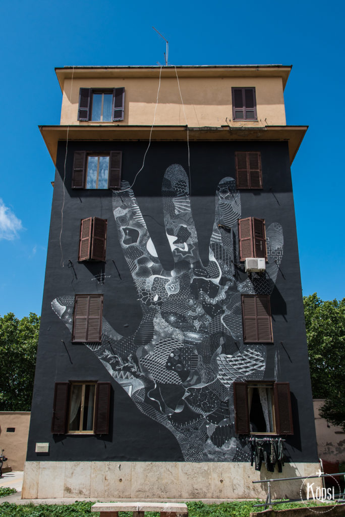 street art muraaleja roomassa