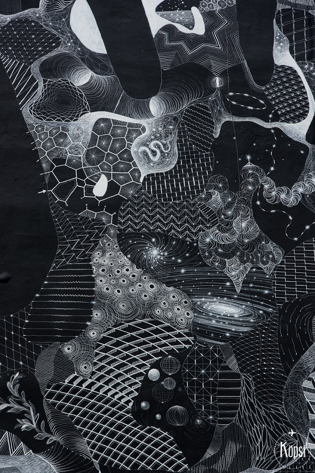 yksityiskohta roomalaisesta muraalista