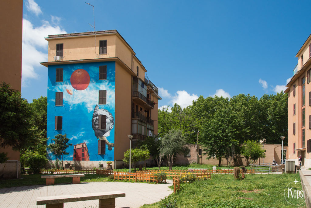 nähtävyydet rooma street art