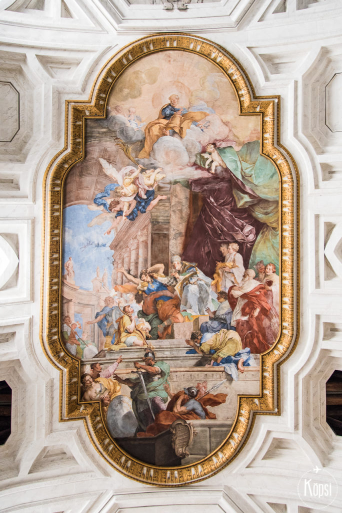 kattomaalaus san pietro in vincolissa