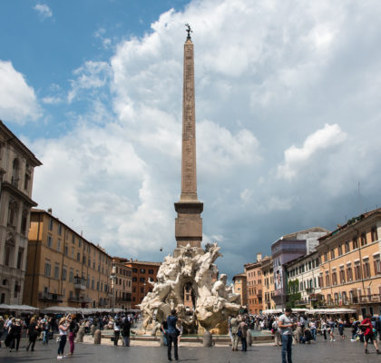 piazza navona fontana dei quattro fiumi