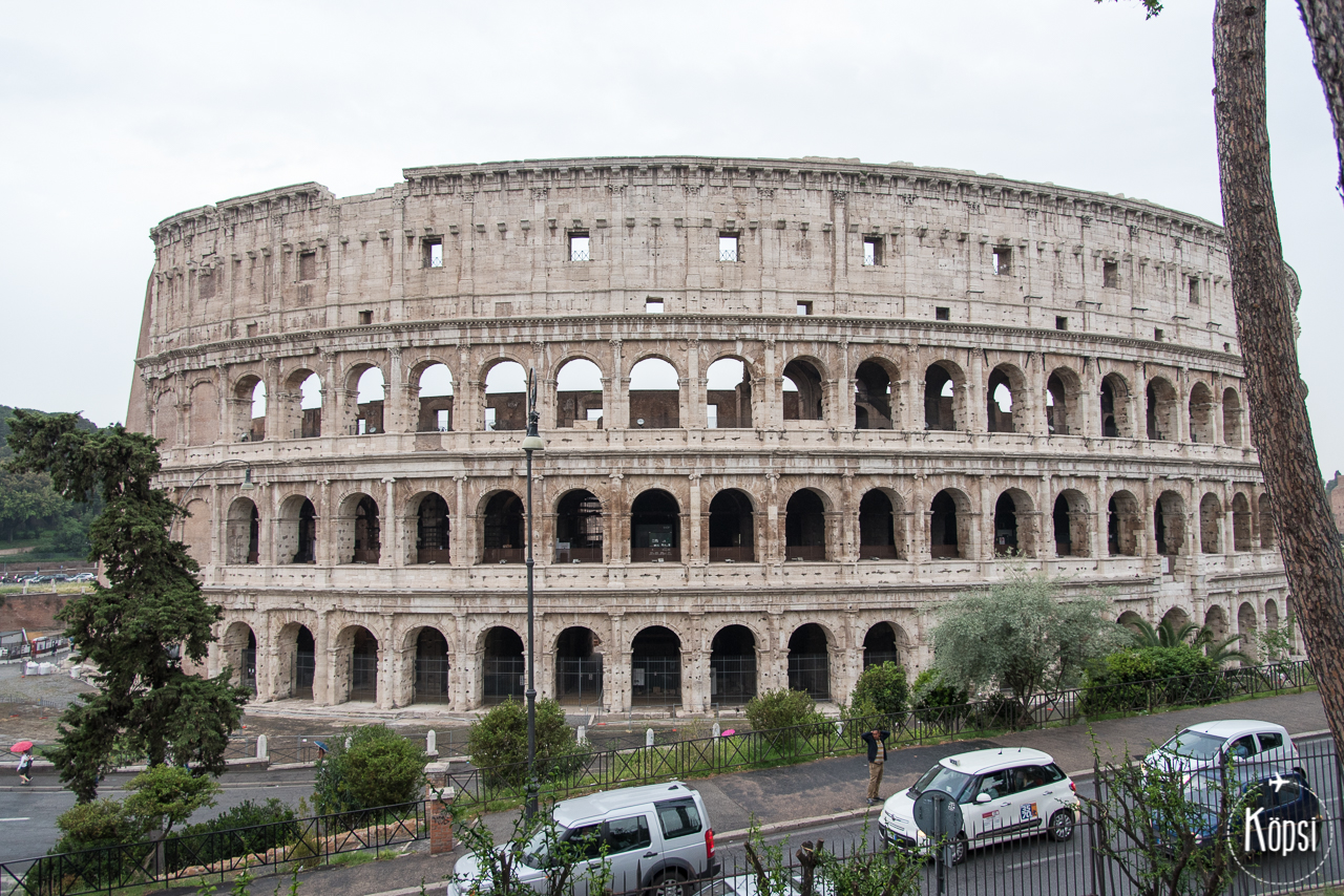 colosseum puhdistuksen jälkeen