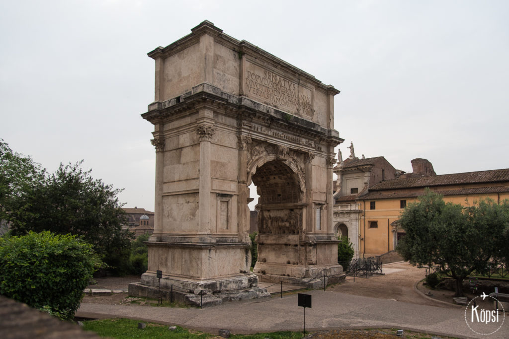 arco di tito forum romanum