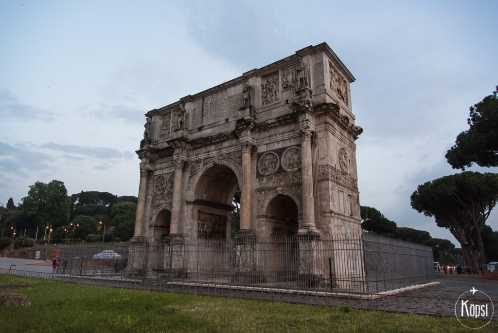 arco di constantino colosseum
