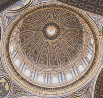 pietarinkirkko rooma kupoli