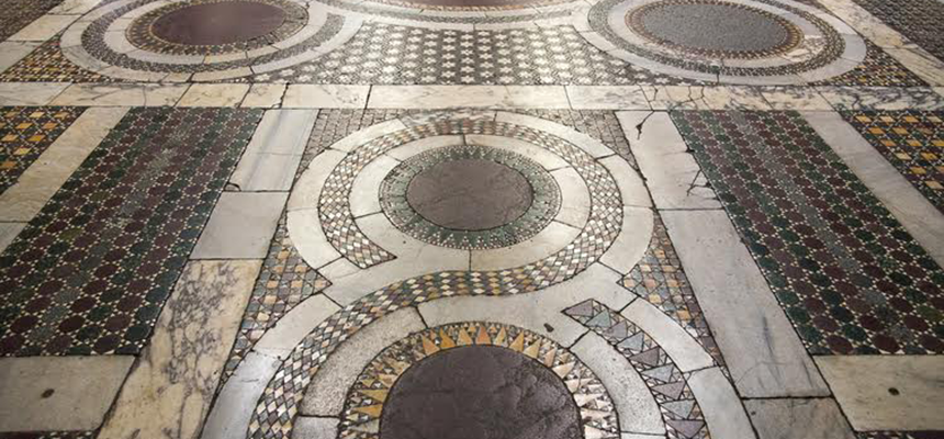 santa maria in cosmedin kosmaattinen lattia