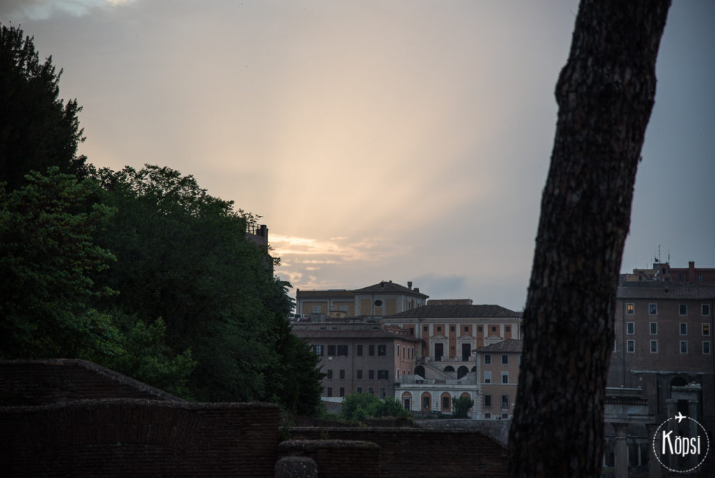 Bonaventura Palatino Rooma tramonte