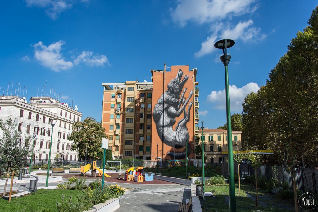 Street art muraali rooma testaccion susi