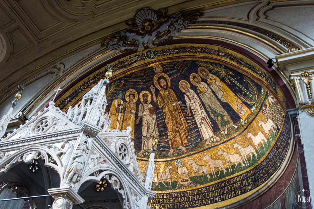 kirkot roomassa trastevere santa cecilia