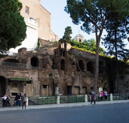 Miten antiikin Roomassa asuttiin nahtavyydet