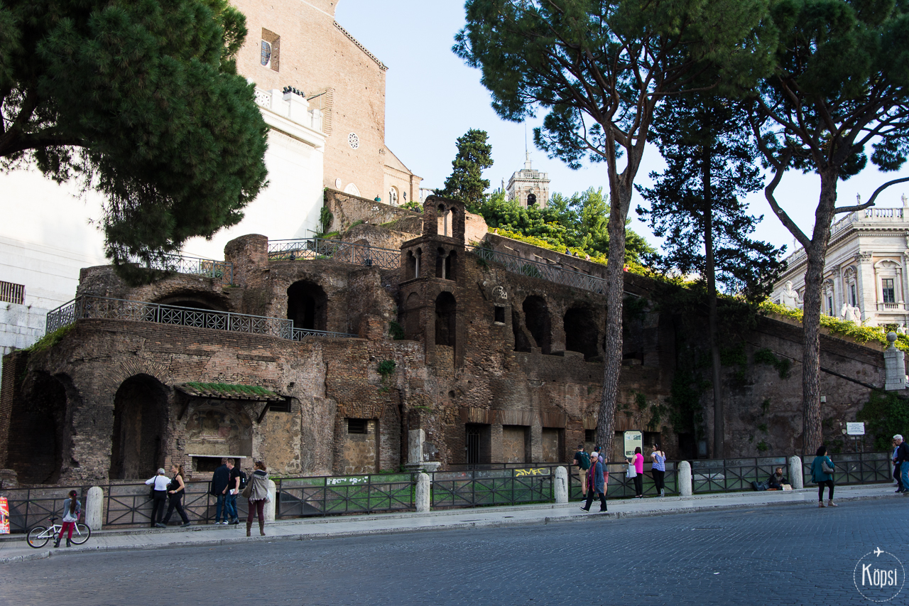 Miten antiikin Roomassa asuttiin nahtavyydet